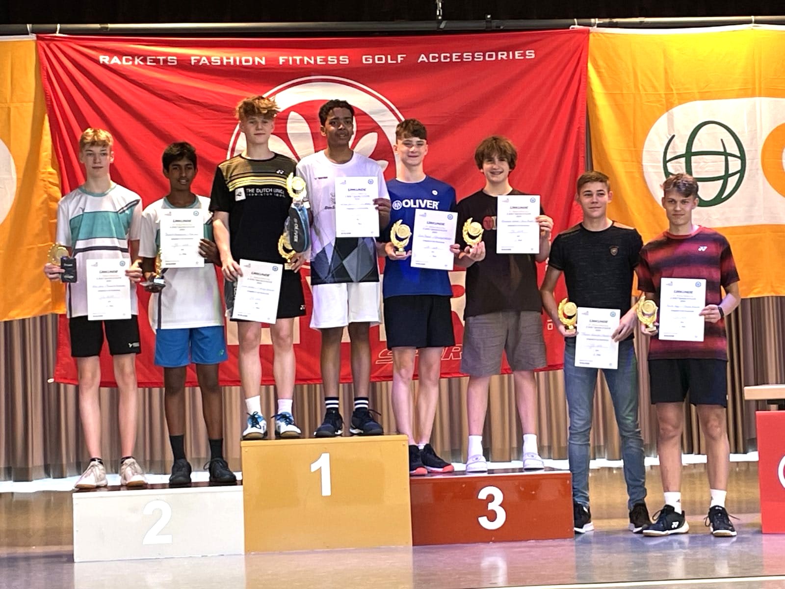 Platz 2 im JD U17 für Mika und Praneeth