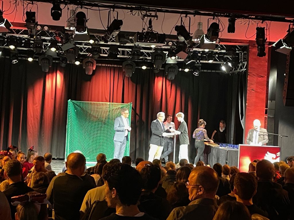 Gratulation von OB Keck