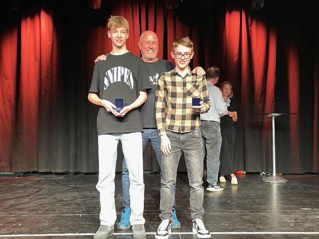 Dirk mit Mika und Samuel